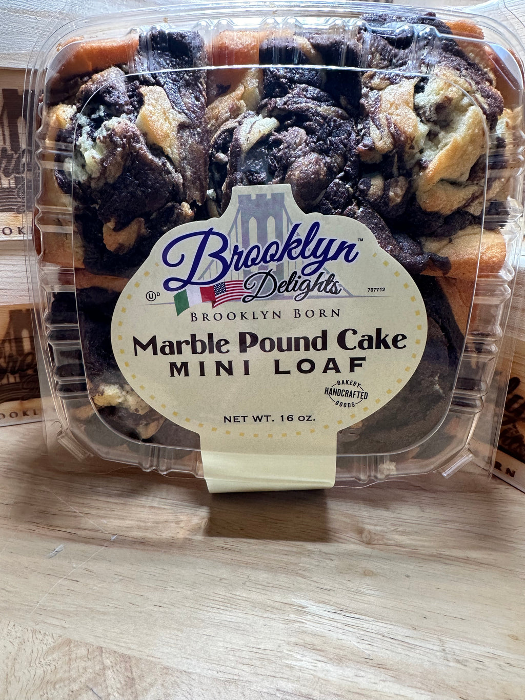 Marble Pound Cake - Mini Loafs