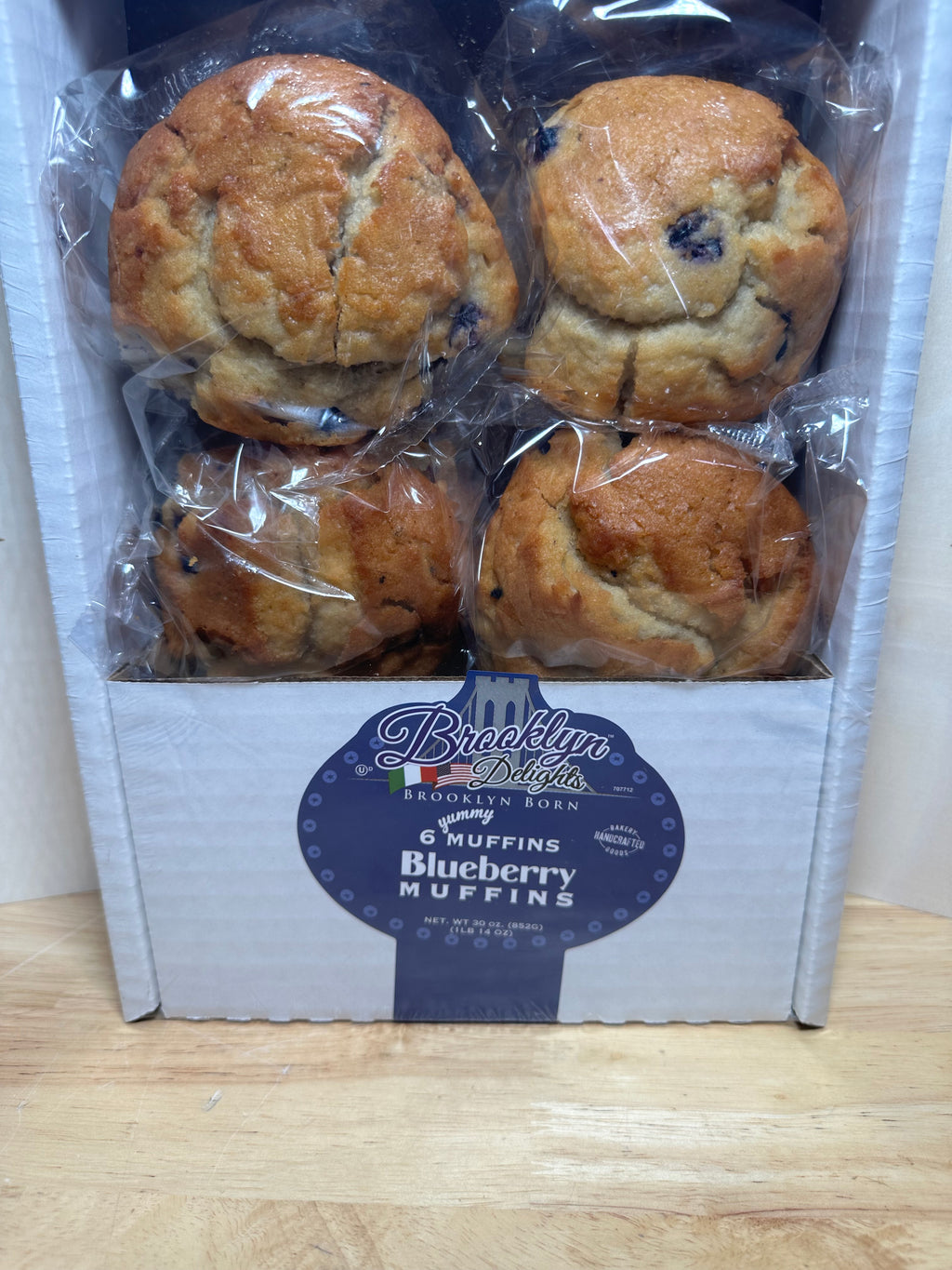 Muffin - Blueberry Muffin -  6 pack