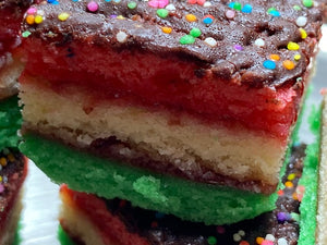 Rainbow Squares Cookies