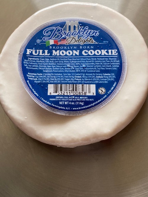 Full Moon Cookie --------- ---------  $ 1.50 ---  ( vanilla cookie )-- ----