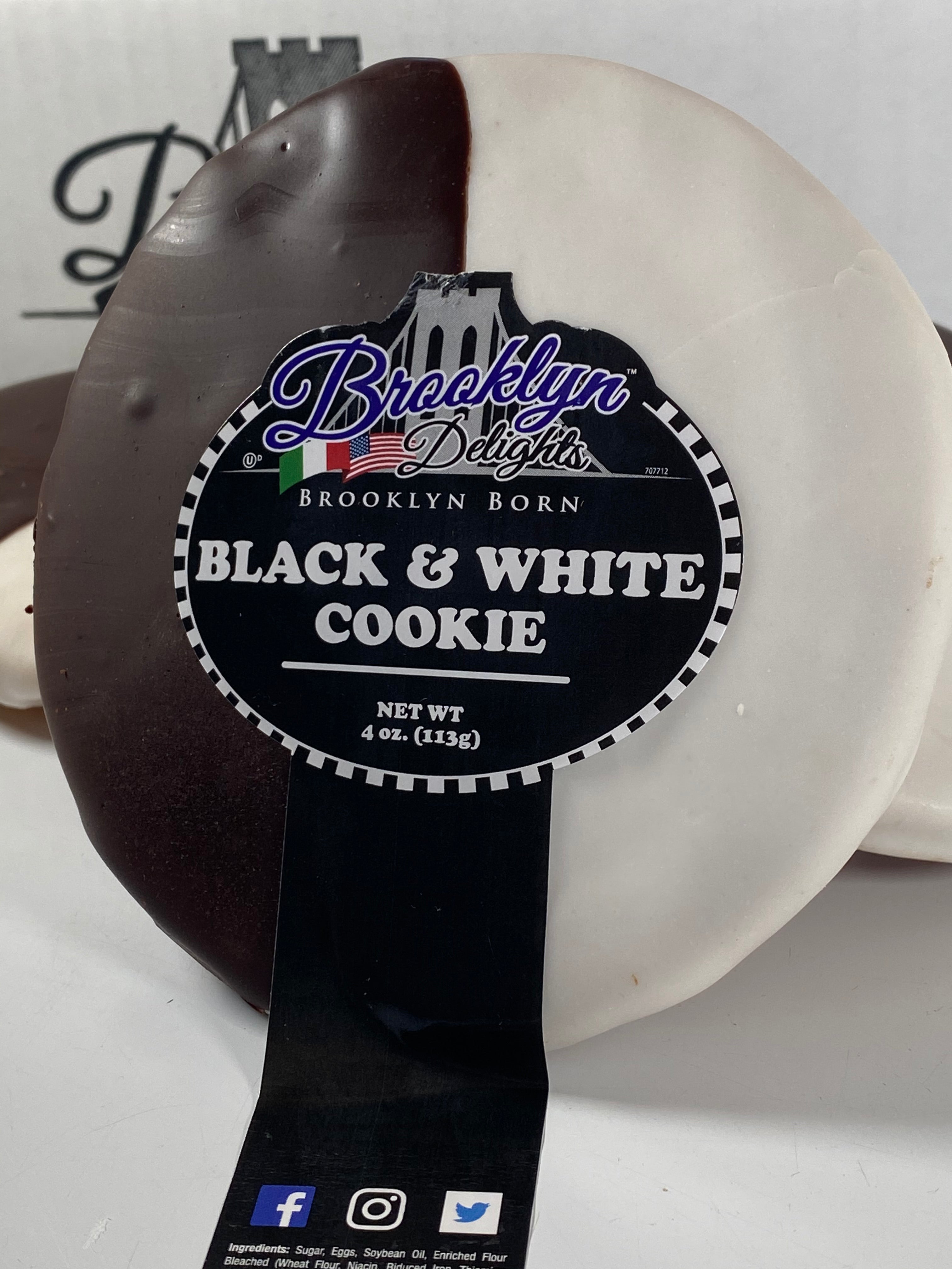 6 X PACK Black & White Cookie -  4 oz ---only $ 1.58 per cookie ...