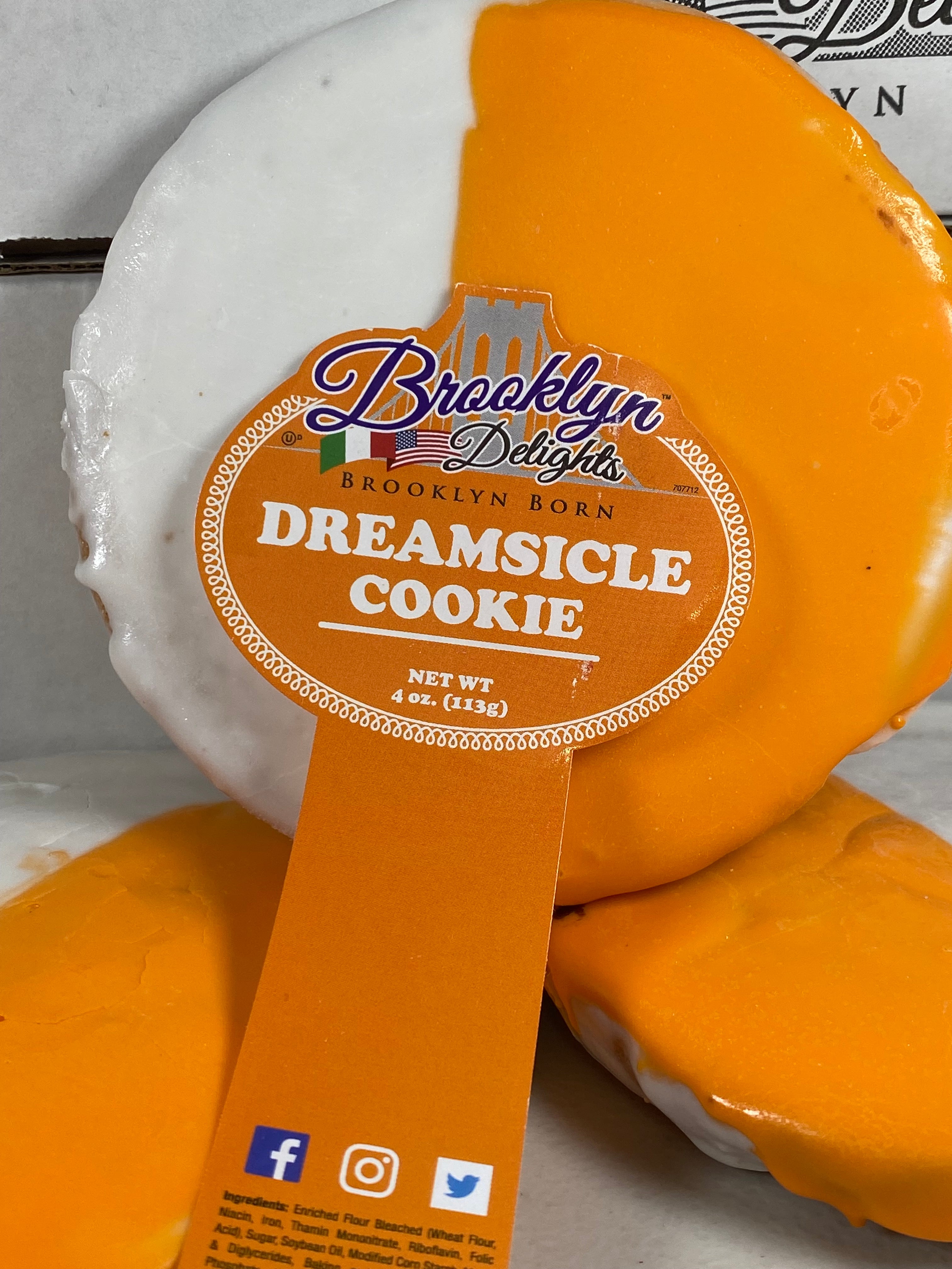 Dreamsicle Cookie - 4 oz -- ONLY $ 1.50 per cookies , now in a 12 pack or 6 pack