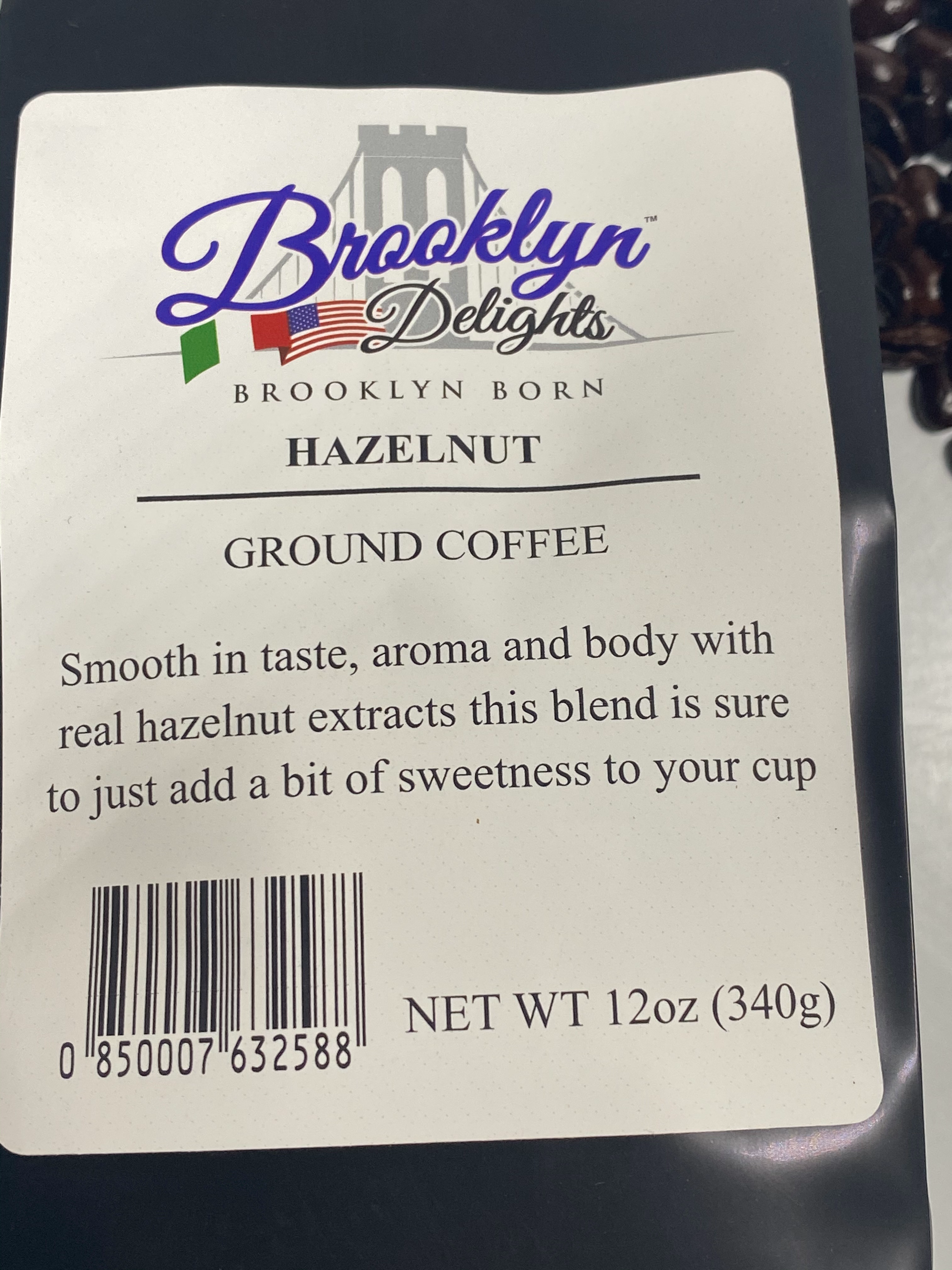 coffee -12 oz gourmet Hazelnut ( on sale now )