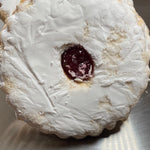 LINZER COOKIES - (   LARGE  ) 4 oz ..  INDIVIDUALLY WRAPPED   ONLY$ 1.75 per cookies